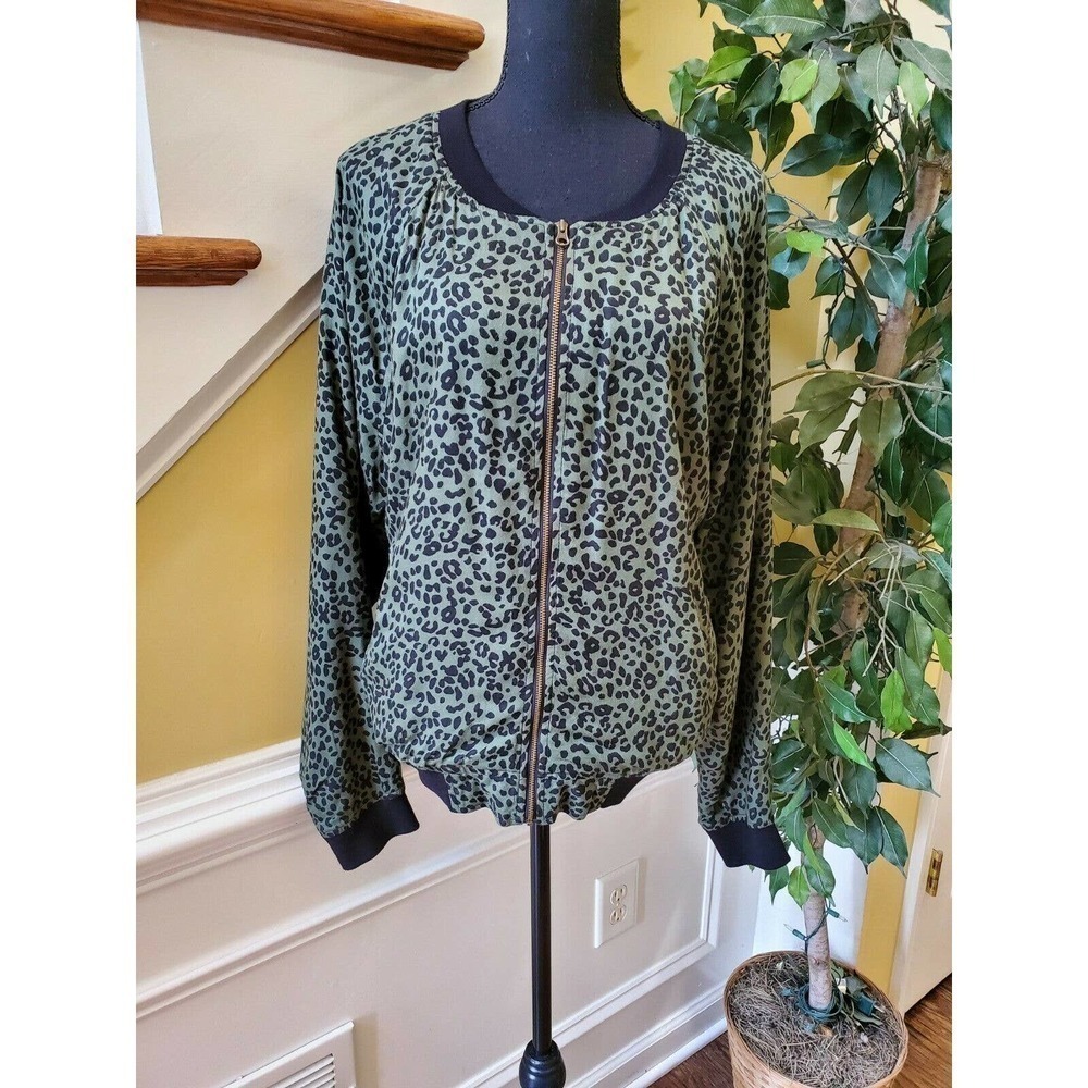 BEACH‎ LUNCH LOUNGE Green Jacket XL Full Zip
